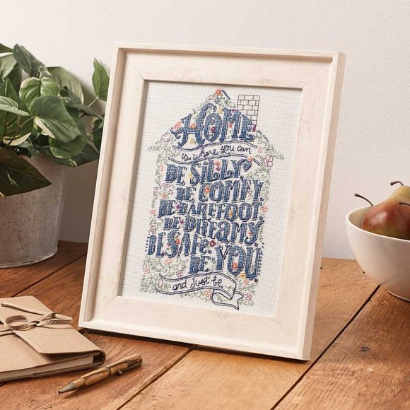 Bucilla Hallmark Handcrafted Counted Cross Stitch Kit "Home" #47837 NWT - Picture 6 of 6